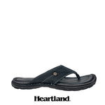 Sandalias slip on Gustav para hombre color negro