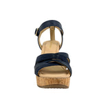 Sandalias Dora para mujer color navy