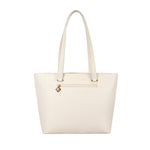 Cartera tote Bobbie para mujer color blanco