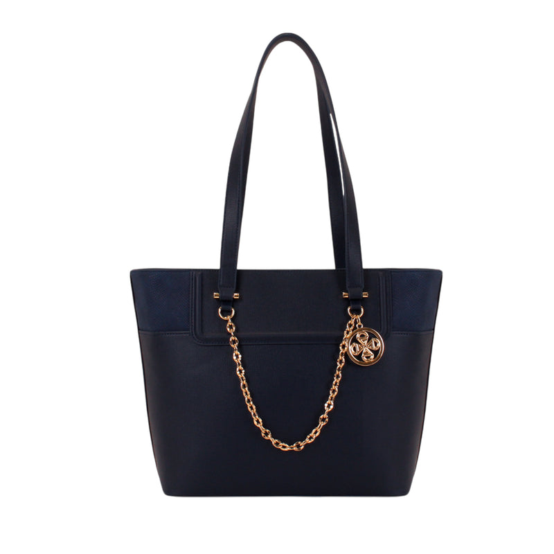Cartera tote Bobbie para mujer color navy