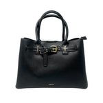 Cartera satchel Eli para mujer color negro