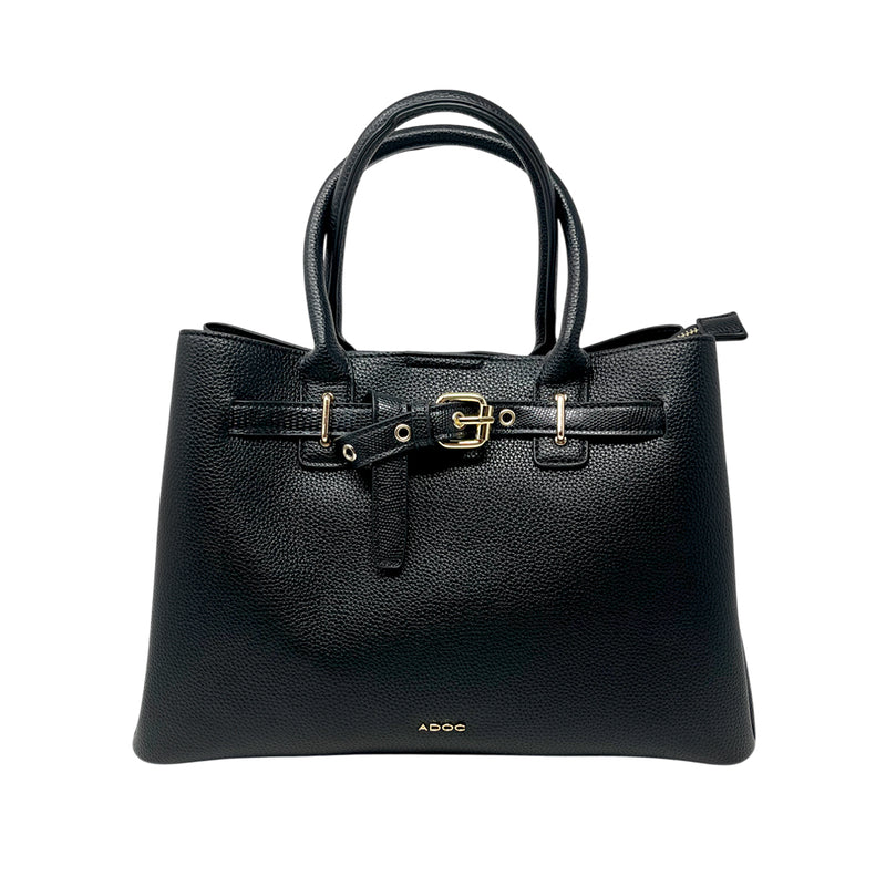 Cartera satchel Eli para mujer color negro