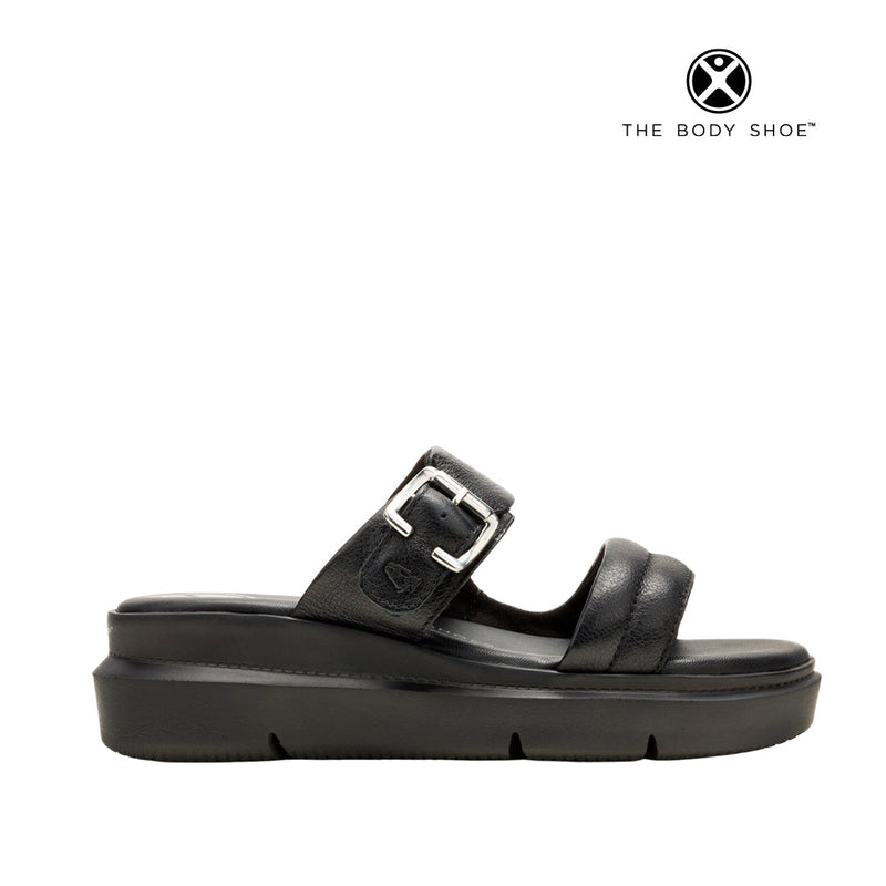 Sandalias flats Uplift 2 para mujer color negro