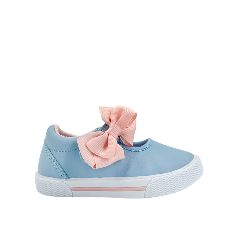 Canvas Indi para infante color celeste