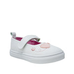 Canvas Hearht para infante color blanco