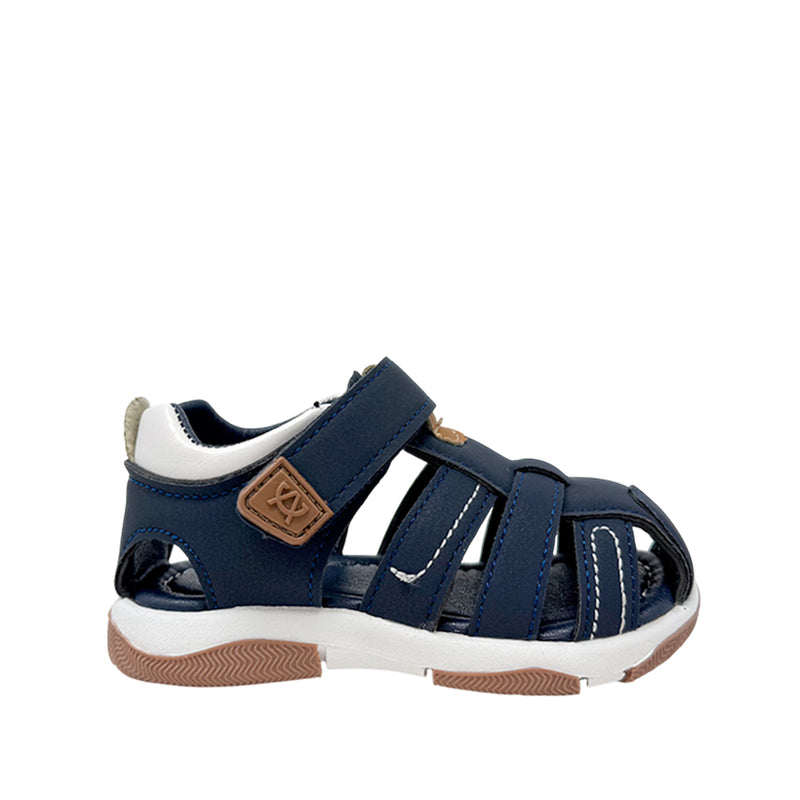 Sandalias Willy para infante color navy