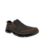 Zapatos casuales slip on Cliff para hombre color café
