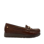 Mocasines Lizzy cognac para mujer