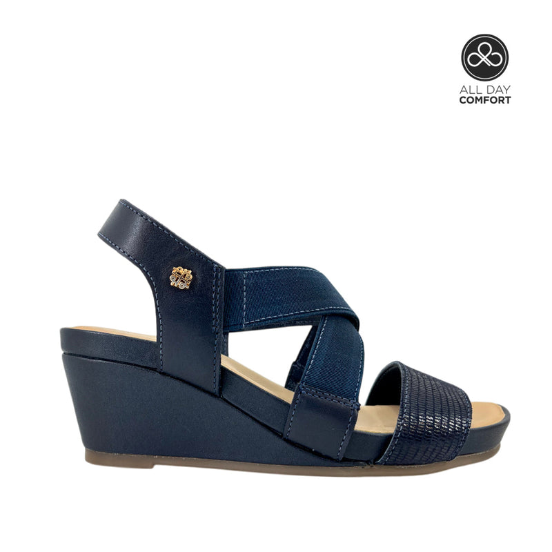 Sandalias Galicia para mujer color navy