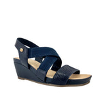 Sandalias Galicia para mujer color navy