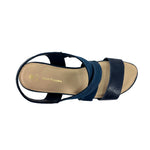Sandalias Galicia para mujer color navy