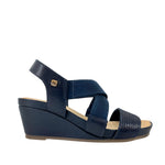 Sandalias Galicia para mujer color navy