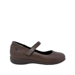 Ballerinas escolares Ariella para niña color café