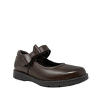 Ballerinas escolares Sammarha para niña color café