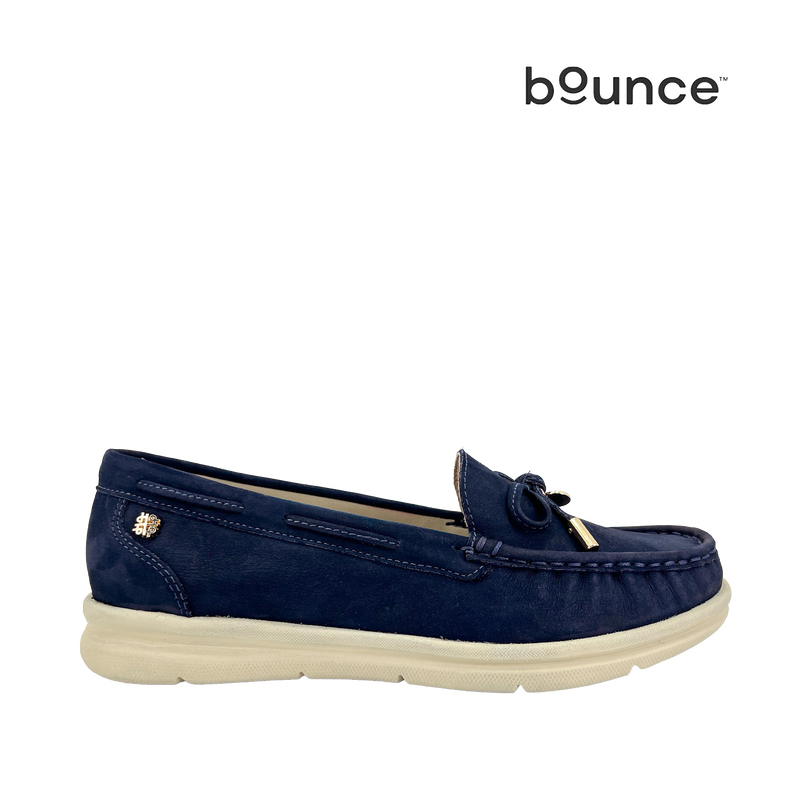 Mocasines Raque para mujer color navy