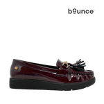 Mocasines Astrid para mujer color burgundy