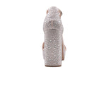 Sandalias de tacón Omega para mujer color plateado