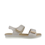 Sandalias flats Carlota color blanco