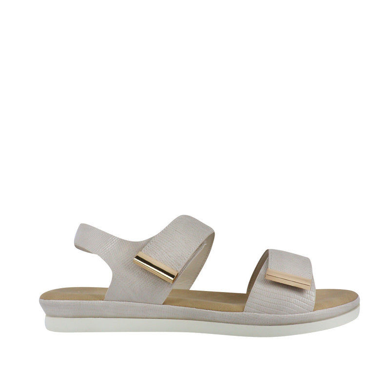Sandalias flats Carlota color blanco
