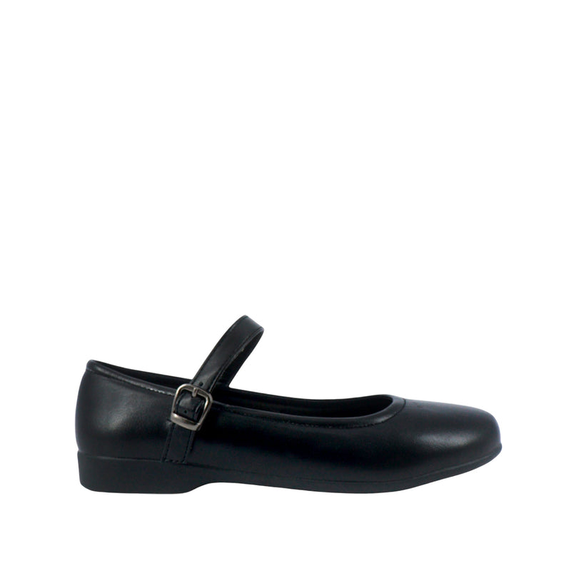 Zapatos escolares Gresia negro para niñas