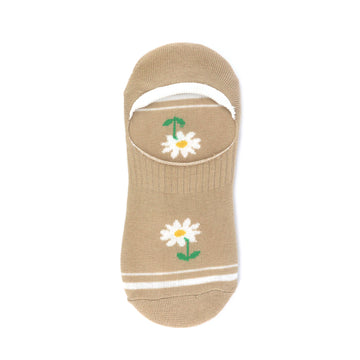 Calcetines Flor beige para Mujer