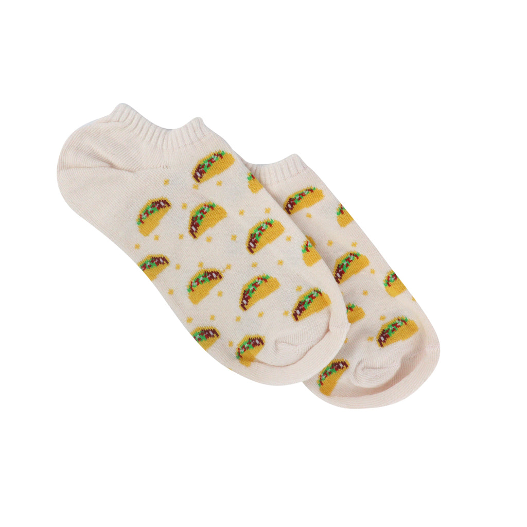 Calcetines Tacos blanco para Mujer