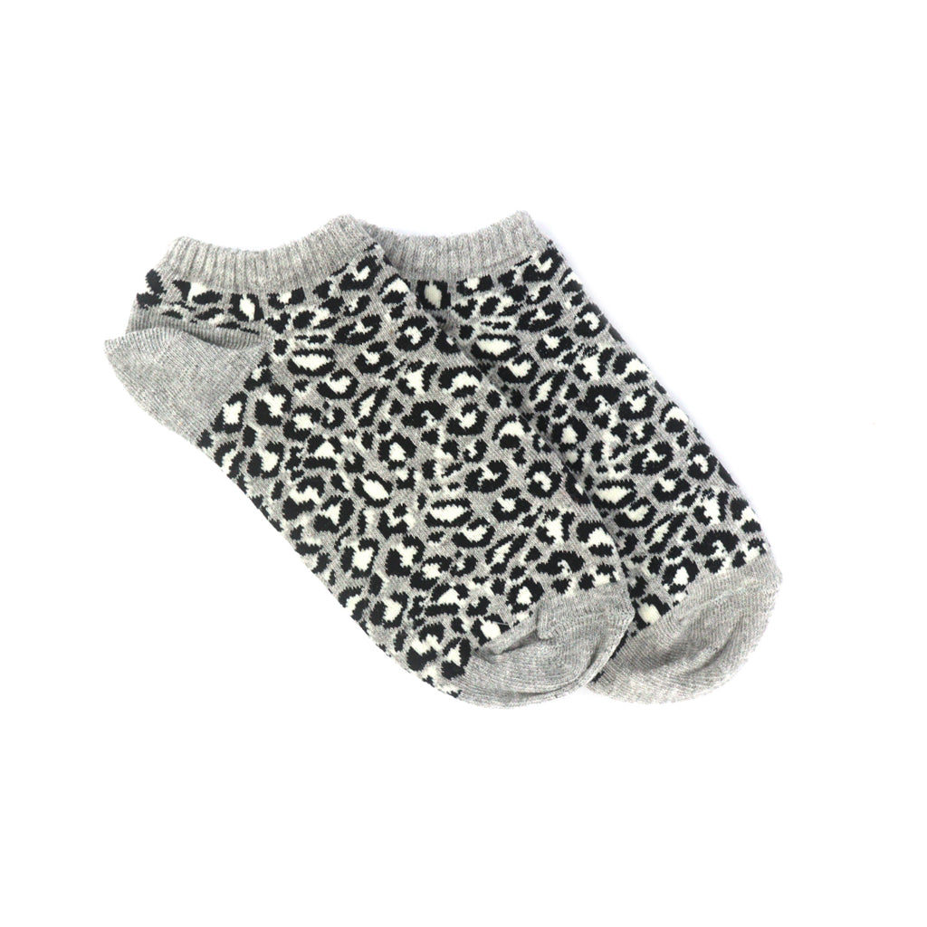 Calcetines Animal Print gris para Mujer