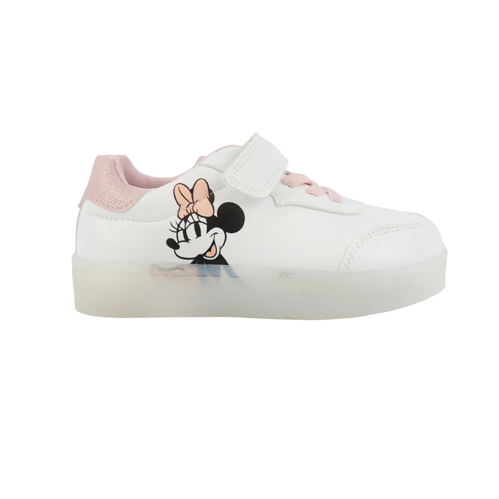 Sneakers Minnie color blanco para niñas