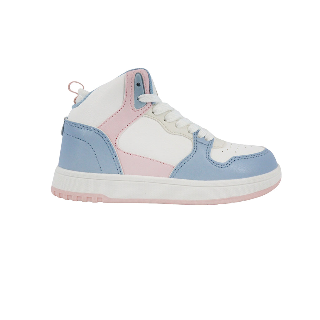 Sneakers Effie color celeste para niñas