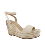 Sandalias de cuña Anitta color blanco para mujer