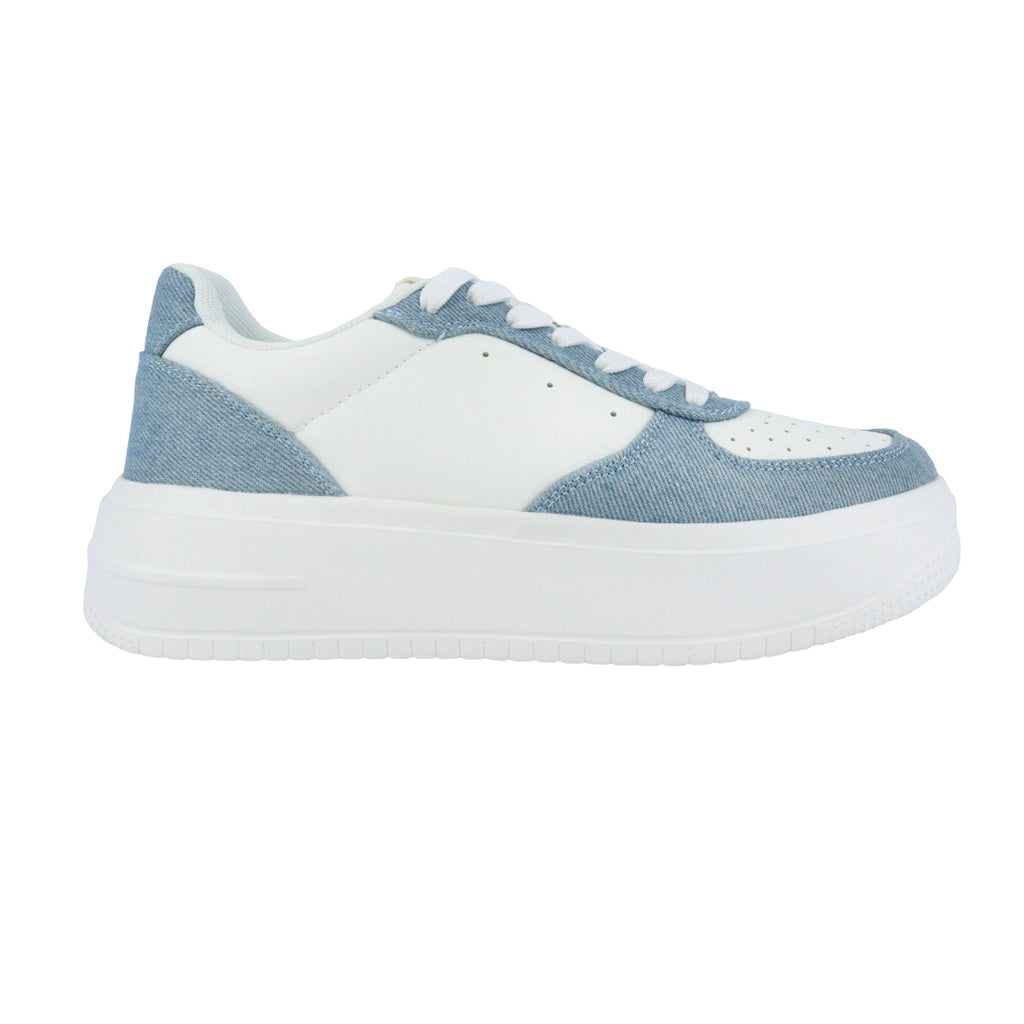 Sneakers Chrissy color azul para mujer