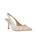 Tacones slingback Holloway para mujer color blanco