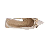 Tacones slingback Holloway para mujer color blanco