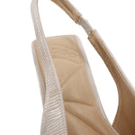 Tacones slingback Holloway para mujer color blanco