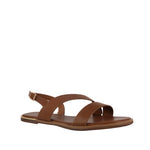 Sandalias flats Galatea para mujer color tan