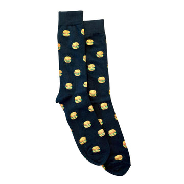 Calcetines Burguer color navy para unisex