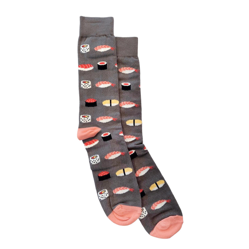 Calcetines Sushi color gris para unisex