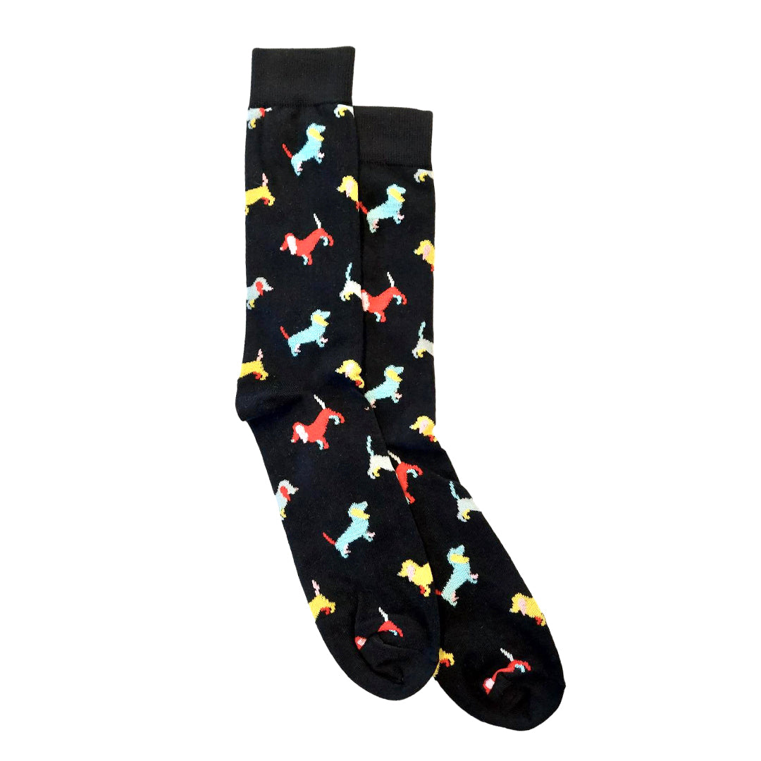 Calcetines Perros color negro para unisex