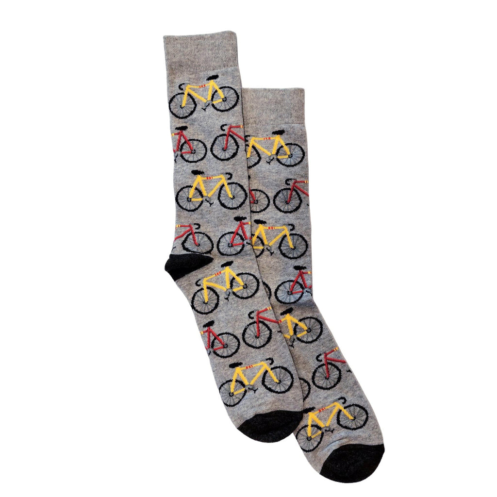 Calcetines Bicicletas color gris para unisex