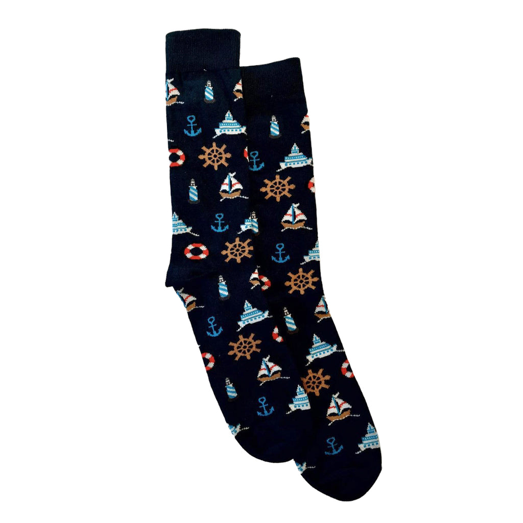 Calcetines Nave color navy para unisex