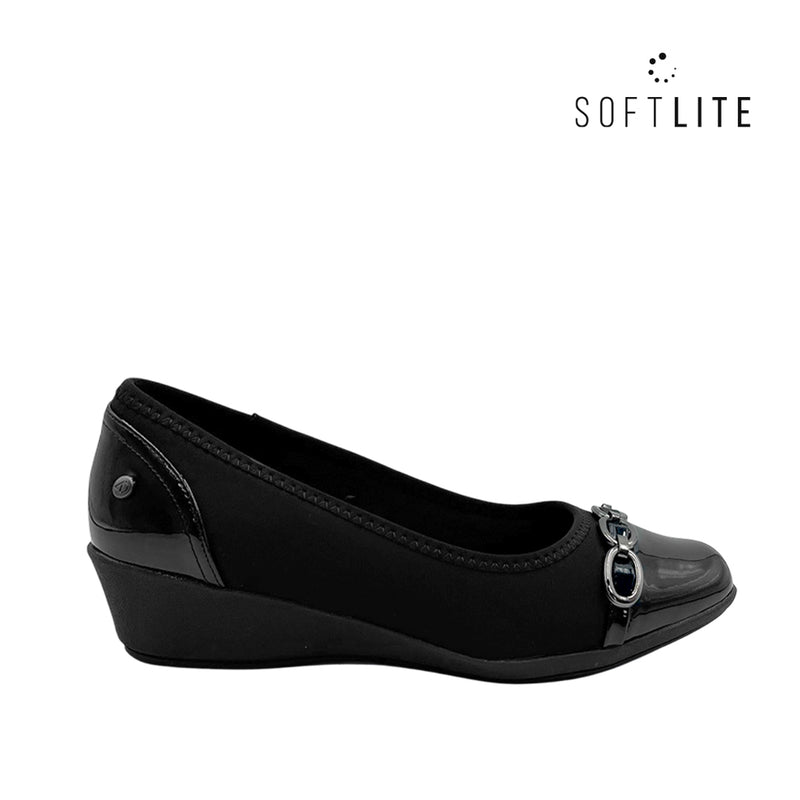 Cuñas Glynnis para mujer color negro