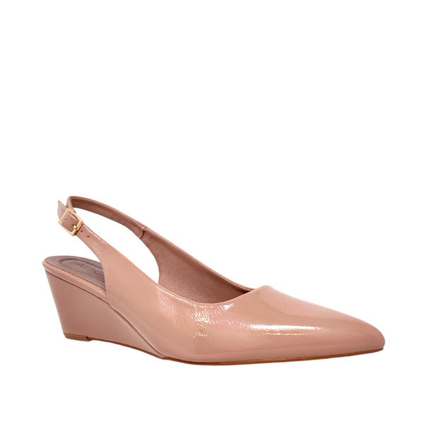 Cuñas slingback Vilma para mujer color nude