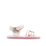 Sandalias Minnie para niña color dorado