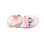 Sandalias Minnie para niña color dorado