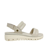 Sandalias flats Usha hueso