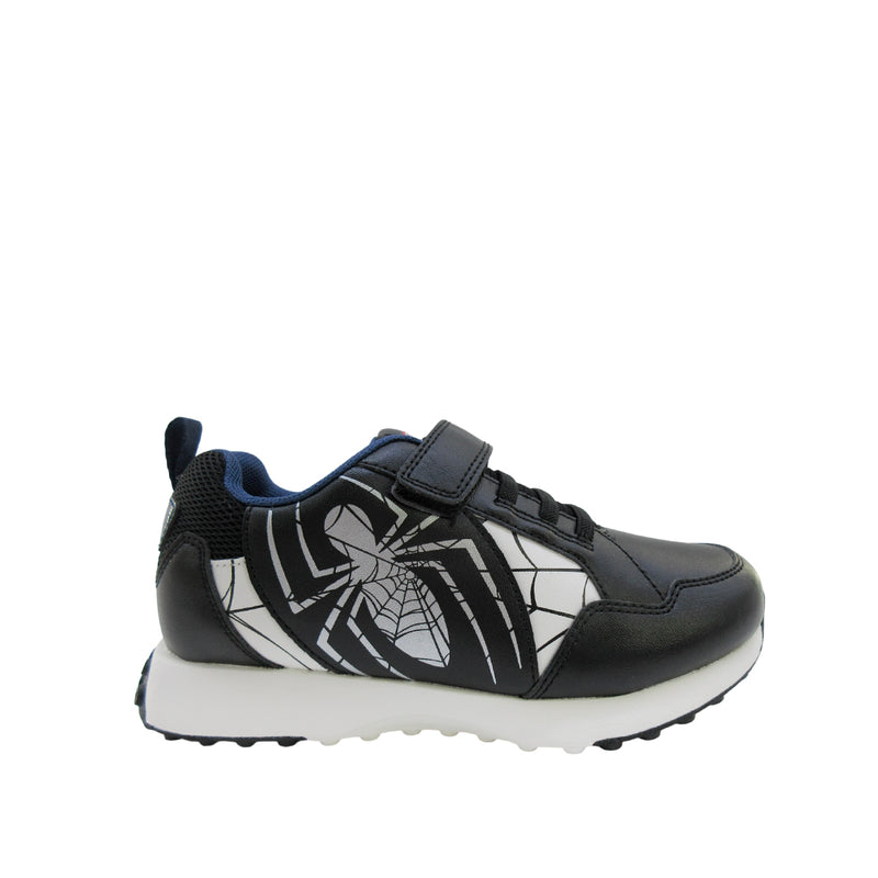 Sneakers Spider para niño color negro