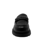 Mocasines escolares West para niña color negro