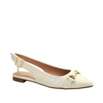 Ballerinas Clarissa para mujer color hueso