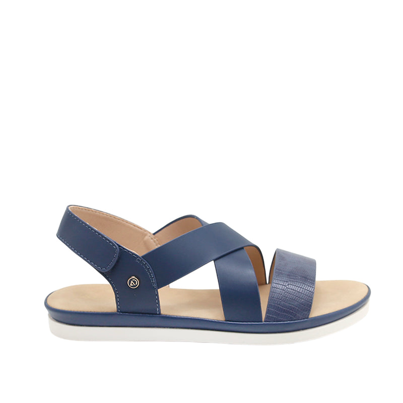Sandalias de plataforma Elis para mujer color marino