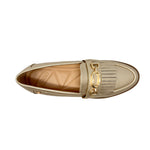 Mocasines Francela para mujer color dorado